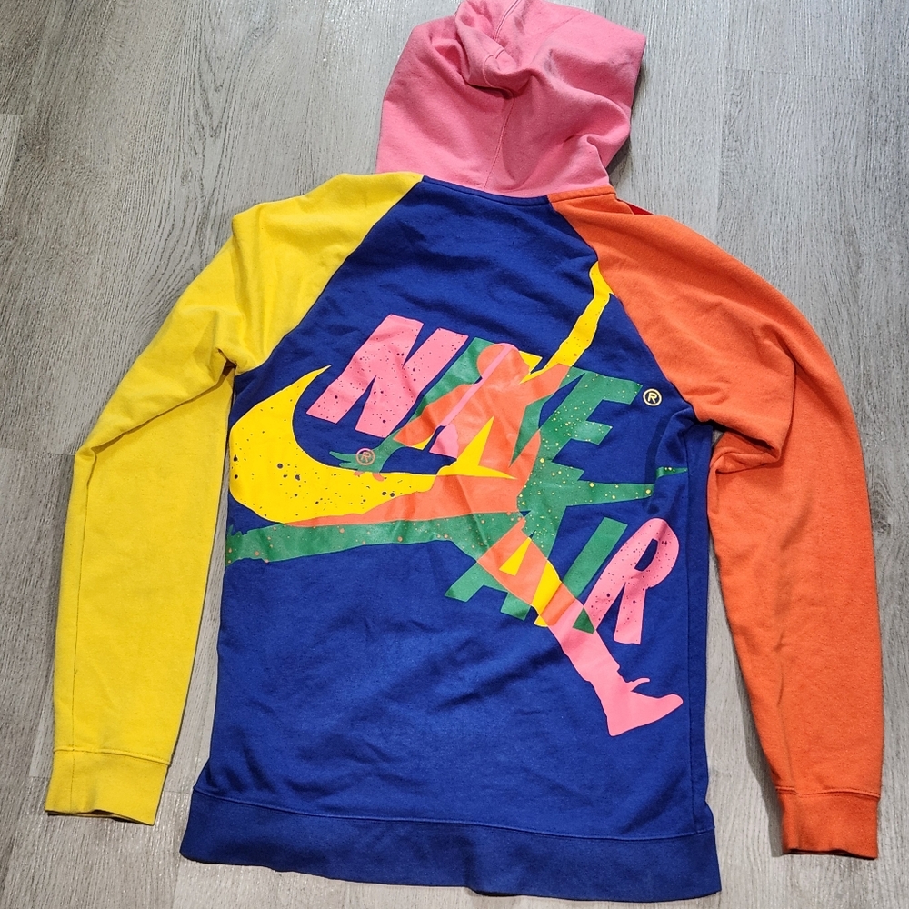 Nike Jordan Rivals Full Zip Hoodie Men Medium Colorblock Sweatshirt Jumpman